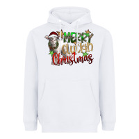 White merry cluckin christmas Heavyweight Hoodie - SublimationCraftShop