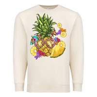 Sandshell pineapple enjoying Premium Sweatshirt - BarkalooDesign