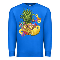 True Royal pineapple enjoying Premium Sweatshirt - BarkalooDesign