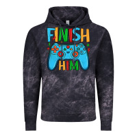 Cloud Black finish him Vintage Hoodie - JahusDesignShop