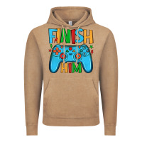Finish Him Vintage Hoodie | Teevron