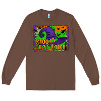 Chestnut Witch's Hat 100 That Witch Long Sleeve Tee - Jasminsmagicworld