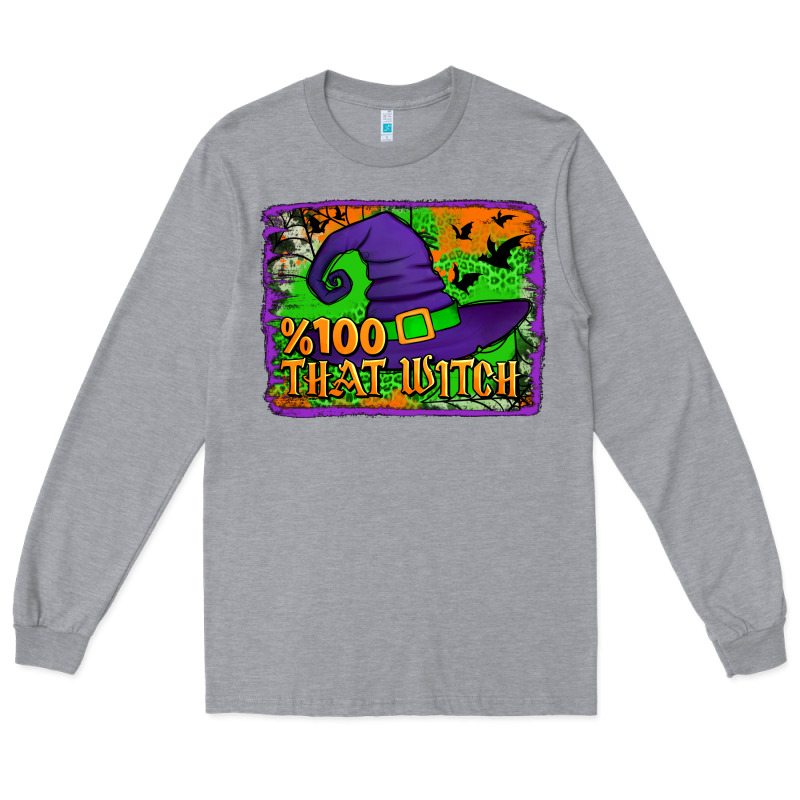 Witch's Hat 100 That Witch Long Sleeve Tee by Jasminsmagicworld | Teevron