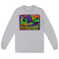 Moon Dust Witch's Hat 100 That Witch Long Sleeve Tee - Jasminsmagicworld