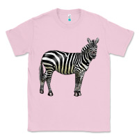Bubblegum Pink zebra Classic Tee - LillyAllenDesigns