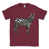 Burgundy zebra Classic Tee - LillyAllenDesigns