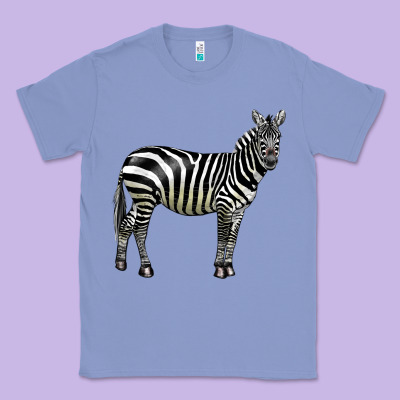 Zebra Classic Tee Designed By Lillyallendesigns