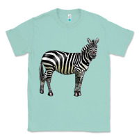 Seafoam zebra Classic Tee - LillyAllenDesigns