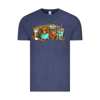 Vintage Denim longhaired cow coffee cups Vintage Tee - Jasminsmagicworld