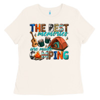 Bone the best memories are made camping Ladies Tee - texasbilliewilder