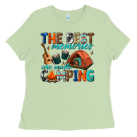 Matcha the best memories are made camping Ladies Tee - texasbilliewilder