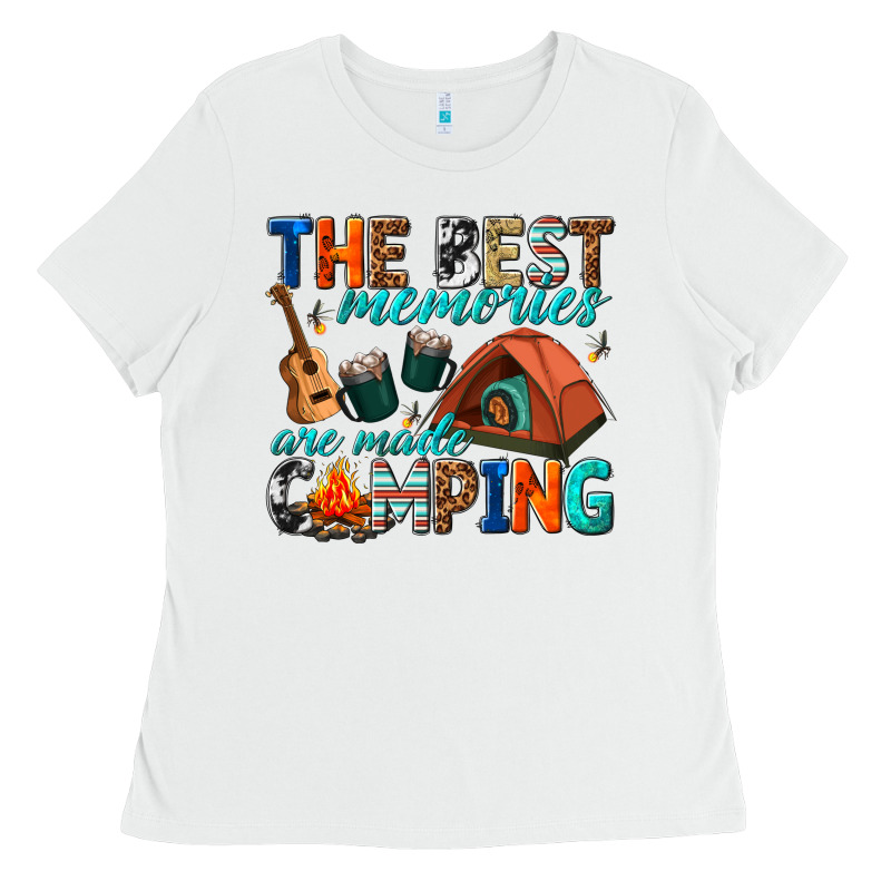 The Best Memories Are Made Camping Ladies Tee by texasbilliewilder | Teevron