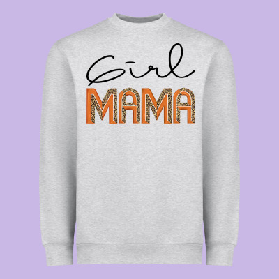 Girl Mama Heavyweight Sweatshirt Designed By Jahusdesignshop