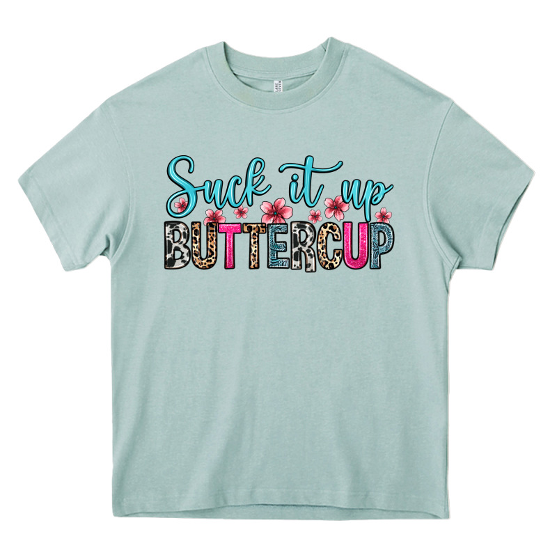 Suck It Up Buttercup Heavy Core Tee by Zillion Design Studio | Teevron