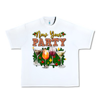 White new year party christmas coctail Urban Heavy Tee - AdoDesignShop