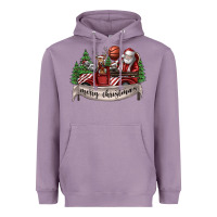Lavender Merry Christmas Heavyweight Hoodie - SublimationCraftShop