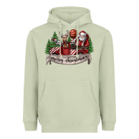 Matcha Merry Christmas Heavyweight Hoodie - SublimationCraftShop