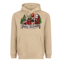 Mushroom Merry Christmas Heavyweight Hoodie - SublimationCraftShop