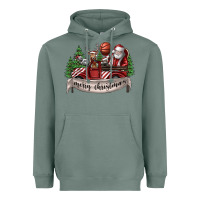Sage Merry Christmas Heavyweight Hoodie - SublimationCraftShop