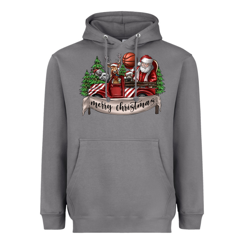 Merry Christmas Heavyweight Hoodie by SublimationCraftShop | Teevron