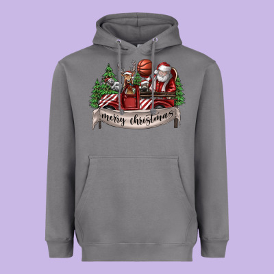 Merry Christmas Heavyweight Hoodie Designed By Sublimationcraftshop