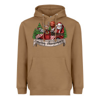 Toasted Coconut Merry Christmas Heavyweight Hoodie - SublimationCraftShop