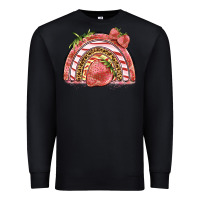 Black strawberry rainbow Premium Sweatshirt - BarkalooDesign