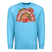 Ocean Blue strawberry rainbow Premium Sweatshirt - BarkalooDesign