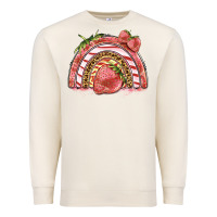 Sandshell strawberry rainbow Premium Sweatshirt - BarkalooDesign
