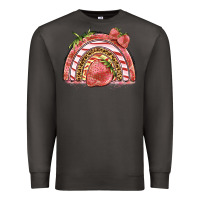 Smoke strawberry rainbow Premium Sweatshirt - BarkalooDesign