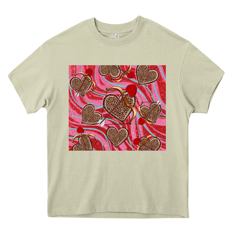 Valentine's Day Hearts Bow And Arrow Heavy Core Tee by RanaPortraitStore | Teevron