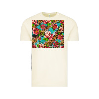 Vintage Arctic tropical flowers Vintage Tee - Artiststas