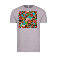 Vintage Zinc tropical flowers Vintage Tee - Artiststas