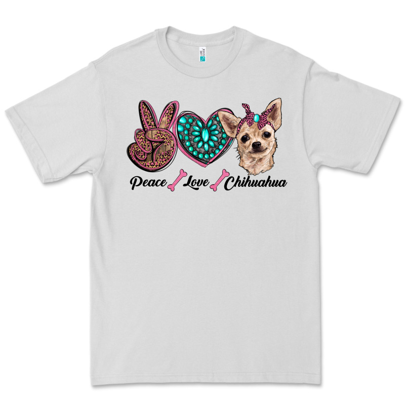 Peace Love Chihuahua Premium Tee by RanaPortraitStore | Teevron
