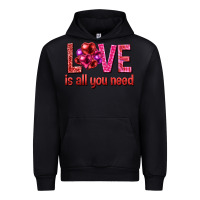Black Love is all you need Valentine's Day Urban Hoodie - HowdyJamesFarm