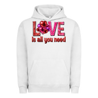 Pigment Lunar Rock Love is all you need Valentine's Day Urban Hoodie - HowdyJamesFarm