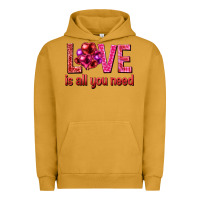 Pigment Peanut Butter Love is all you need Valentine's Day Urban Hoodie - HowdyJamesFarm
