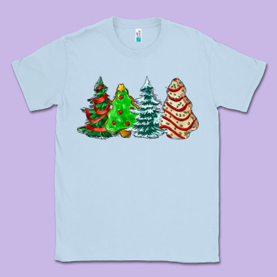 Christmas Tree Cakes And Christmas Trees  Ado Classic Tee Designed By Adodesignshop