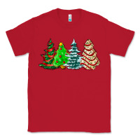 Red Christmas tree cakes and Christmas trees  ado Classic Tee - AdoDesignShop