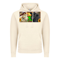 Vintage Artic Charolais Bull And Black Angus Bull With Farm Vintage Hoodie - RanaPortraitStore