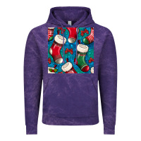 Cloud Purple christmas socks seamless pattern Vintage Hoodie - BundleAndBundleShop