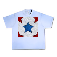 Grape Ice Glitter 4th Of July Seamless Pattern Urban Heavy Tee - BundleAndBundleShop