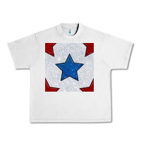 Lunar Rock Glitter 4th Of July Seamless Pattern Urban Heavy Tee - BundleAndBundleShop