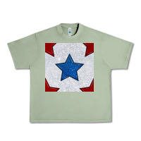 Oil Green Glitter 4th Of July Seamless Pattern Urban Heavy Tee - BundleAndBundleShop
