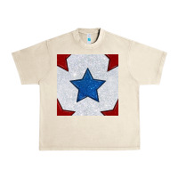 Sandshell Glitter 4th Of July Seamless Pattern Urban Heavy Tee - BundleAndBundleShop