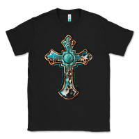 Black western cross Classic Tee - BarkalooDesign