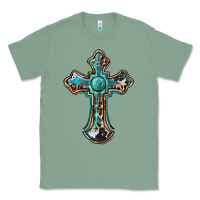 Sage western cross Classic Tee - BarkalooDesign