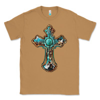 Toasted Coconut western cross Classic Tee - BarkalooDesign