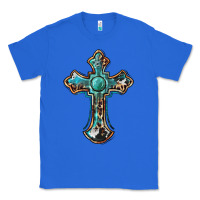 True Royal western cross Classic Tee - BarkalooDesign