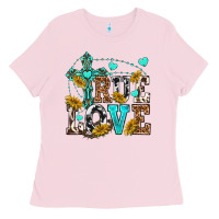 Bubblegum Pink true love Ladies Tee - texasbilliewilder